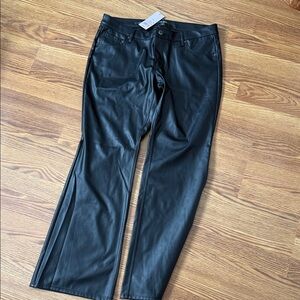 Wild Fable Black Faux Leather Pants